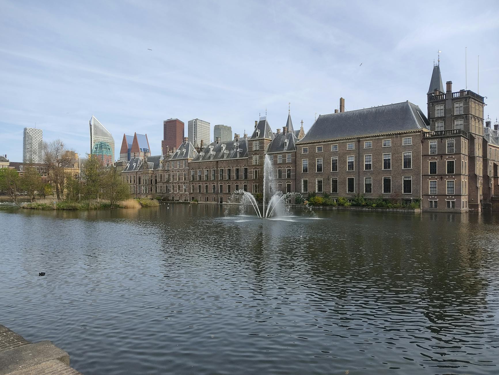 binnenhof in hague in netherlands